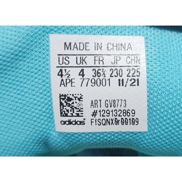 Adidas (GS) HARDEN Vol. 6 Aqua Orange | Youth 4.5 Men's 4.5 Women's 5.5 | GV8773 - Picture 9 of 9